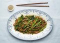 Rau Muống Xào Thịt Bò (Vietnamese Sautéed Morning Glory With Beef)