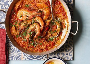 Fishing for red prawns off the coast of the Costa Brava
