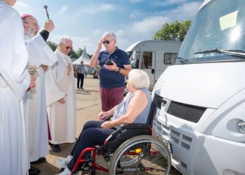 French Priests Are Blessing Camper Vans and Dogs in Brittany