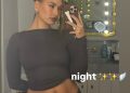 Hailey Bieber Shows Off Her Abs in a Crop Top Selfie