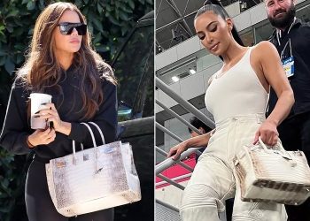 Khloé Kardashian’s Crocodile Birkin Bag Matches Sister Kim’s Mini Version and Is Worth Up to $300K